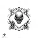 sic parvis magna tattoo design idea