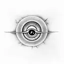 Evil Eye tattoo design idea