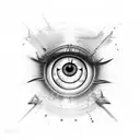 Evil Eye tattoo design idea