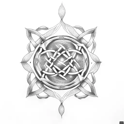 celtic design band tattoo design idea