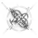 celtic design band tattoo design idea