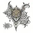 Vishal tattoo design idea