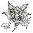 Vishal tattoo design idea