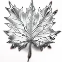 Maple Leaf tattoo design idea