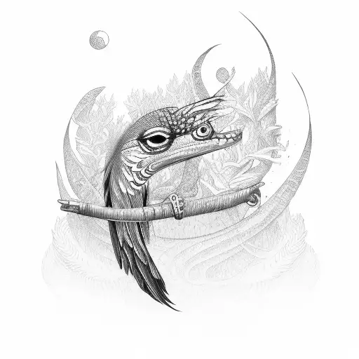 Quetzal tattoo design idea