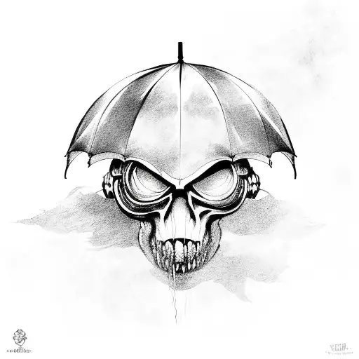 resident evil umbrella tattoo design idea