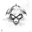 resident evil umbrella tattoo design idea