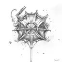resident evil umbrella tattoo design idea
