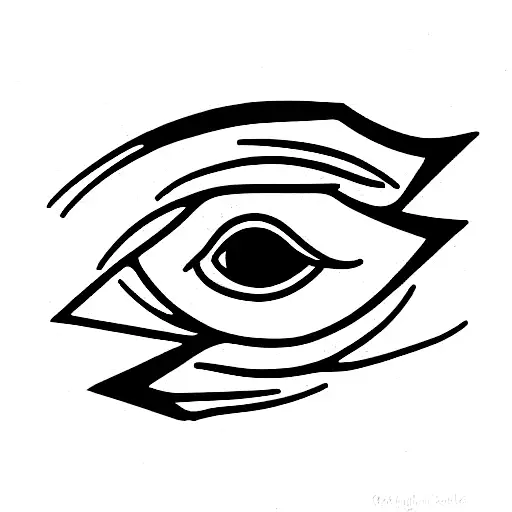 Eye of Horus tattoo design idea