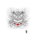 Japon, skate, manga, musique  tattoo design idea