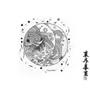 Japon, skate, manga, musique  tattoo design idea