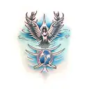 Icarus tattoo design idea