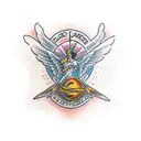 Icarus tattoo design idea