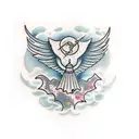 Icarus tattoo design idea