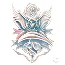 Icarus tattoo design idea