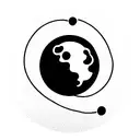 Pluto the planet tattoo design idea