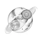 Pluto and Charon tattoo design idea