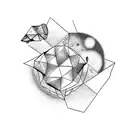 Pluto and Charon tattoo design idea