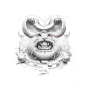 rip daddy tattoo design idea