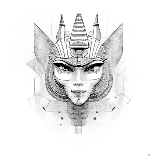 écriture egyptienne tattoo design idea