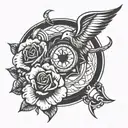 Nurse passion tattoo design idea