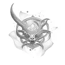 finding light in the darkness tattoo design idea
