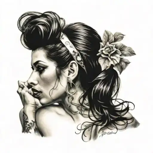 amy winehouse tattoo tattoo design idea
