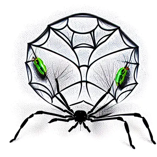 Spider  tattoo design idea