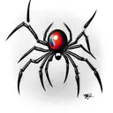 Spider  tattoo design idea