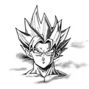 gohan super sayan 2 tattoo design idea