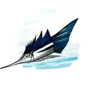sailfish tattoo design idea