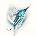 sailfish tattoo design idea