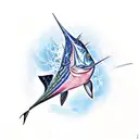 sailfish tattoo design idea