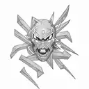 Lightning Bolt tattoo design idea