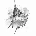 Lightning Bolt tattoo design idea