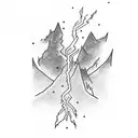 Lightning Bolt tattoo design idea