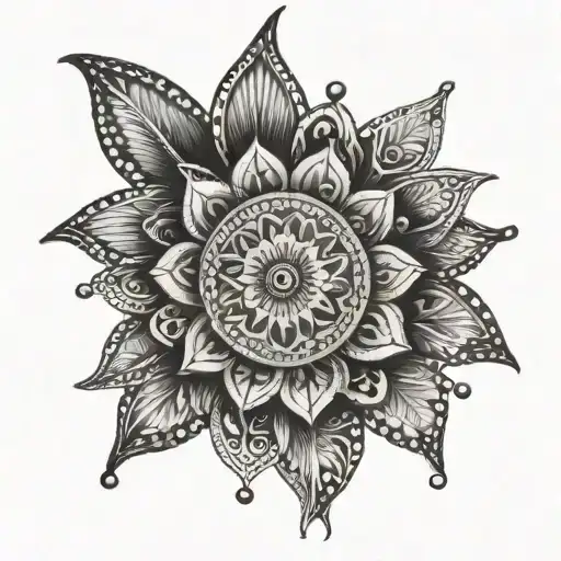 mandala using Roman numerals 19,27, 28, 29, 34 small to cup right breast  tattoo design idea
