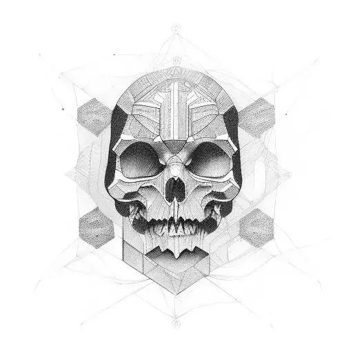 modern day da vinci  tattoo design idea