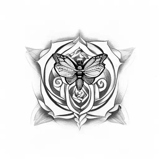 wales sisters monarch butterfly spiritual breathe unalienable spiral lotus tattoo design idea