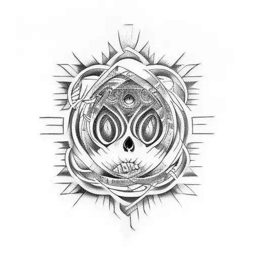 strongly detailed womb tribal tattoo like on hentai girls tattoo design idea