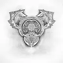 bio tattoo design idea