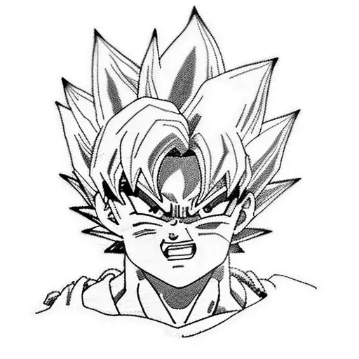 son goku ultra instinct tattoo tattoo design idea