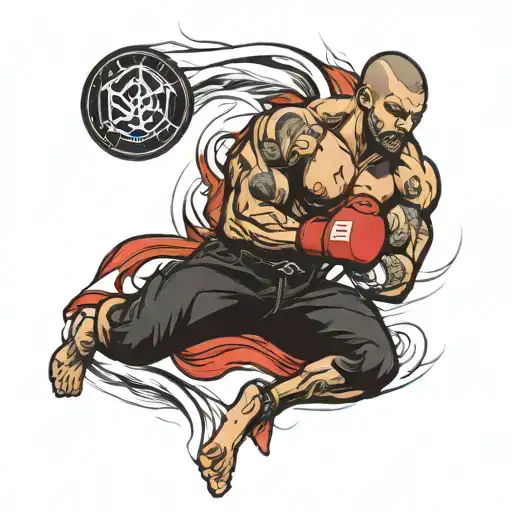 mma tattoo design idea