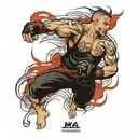 mma tattoo design idea