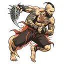 mma tattoo design idea