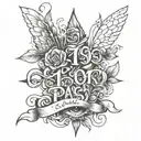 this too shall pass written tattoo design idea