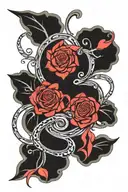 Gemini and Aquarius love symbol merging tattoo design idea