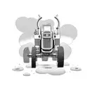 tractor with a dad on top add some stuff and a river tattoo design idea