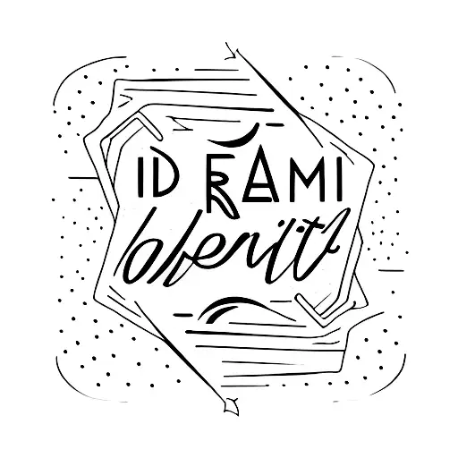 dream until it's your reality  tattoo design idea