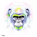 monkey tattoo design idea